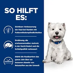 Hill's Prescription Diet Derm Complete Mini sausas maistas šunims, 5 - 9,9 kg — 5 nuotrauka