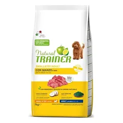Natural Trainer Adult Mini su jautiena sausas pašaras šunims