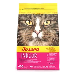 Josera Indoor begrūdis sausas pašaras katėms su paukštiena ir jūros žuvim, 400 g