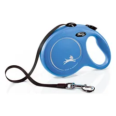 FLEXI CLASSIC PAVADIS, L iki MAX 50KG, 5M JUOSTELINIS, Mėlynas parduotuvėje mumbo.lt