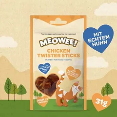 Meowee! Chicken Twister Sticks, skanėstai katėms — 2 nuotrauka