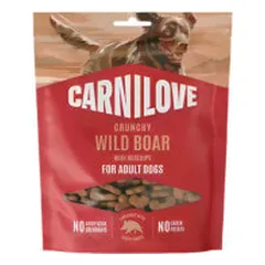 Carnilove Crunchy skanėstai su šerniena ir erškėtuogėmis šunims