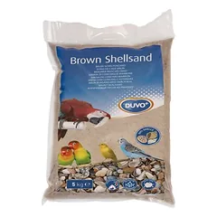 Duvo+ kriauklių smėlis, rudas, papūgoms, Kiekis: 5 kg — 2 nuotrauka