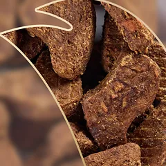 DELICKCIOUS ore džiovinti skanėstai su kalakutiena, morkomis ir obuoliais suaugusiems šunims, 80 g — 4 nuotrauka