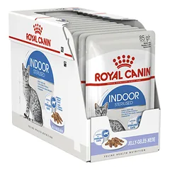 Royal Canin Indoor Sterilised konservai katėms drebučiuose