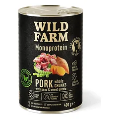 Wild Farm Monoprotein Pork 400g hipoalerginis maistas šunims