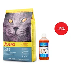 JOSERA Leger 10kg + LAB V Lašišų aliejus šunims ir katėms 500ml