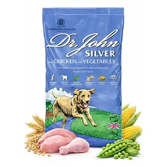 Dr John Silver mit Huhn – Senior & Light Hundefutter