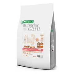 Visų veislių suaugusių raudonkailių kačių sausas begrūdis pašaras su silke, 1,5 kg — 2 nuotrauka