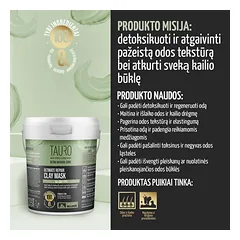 Ultra Natural Care Clay kaukė šunų ir kačių odos bei kailio priežiūrai, 450 g — 2 nuotrauka