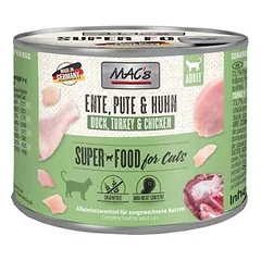 MAC´s kombinuotas rinkinys: 12 x 200 g drėgno maisto + 2 x 1,5 kg Superfood sauso maisto katėms — 3 nuotrauka