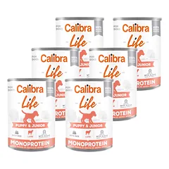 CALIBRA Dog Life Puppy & Junior Lamb with rice 6x400g