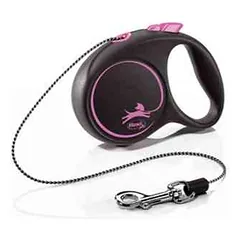 Flexi Black Design XS virvelinis pavadėlis šunims iki 8 kg, 3m, įv.spalvų