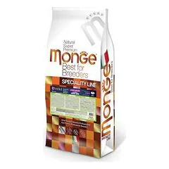 Monge BWILD Best For Breeders begrūdis sausas maistas šunims su šerniena, 15 kg