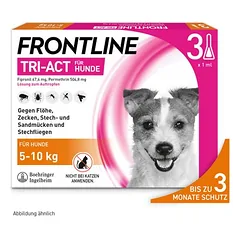 Frontline® TRI-ACT šunims S (5 - 10 kg), Mažiems 5–10 kg — 2 nuotrauka