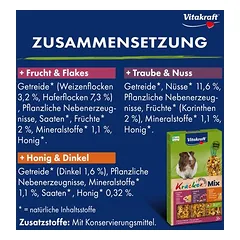 Vitakraft krekeriai jūrų kiaulytėms Trio-Mix — 2 nuotrauka