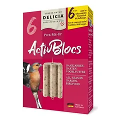 DELICIA Pick-Me-Up Bloc, pašaras paukščiams, DELICIA Pick-Me-Up PowerBloc 12 dėžių po 6 vnt. — 4 nuotrauka