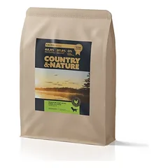 COUNTRY&NATURE Duck with Turkey Recipe 2kg hipoalerginis šunų ėdalas Antis su kalakutiena