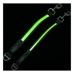 Nomad Tales Spirit USB LED pavadėlio ilgintuvas, neoninis geltonas ir pilkas, Vidutiniams 11–25 kg — 3 nuotrauka