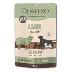 Quattro Maisto papildas suaugusiems šunims Jerky - Lamb protein bar su ėriena 130g