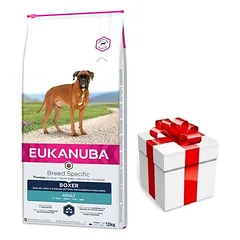 EUKANUBA Adult Boxer 12kg  + STAIGMENA ŠUNIUI
