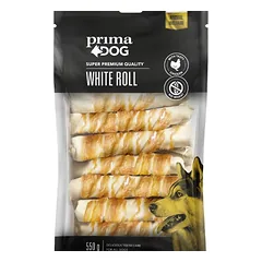 PrimaDog Baltas suktinis su vištiena 13 cm, 15 vnt, 550 g