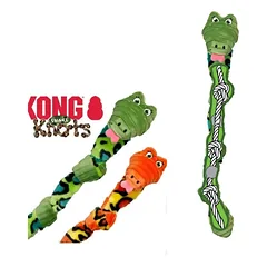 KONG KNOT SNAKE ASORTED M/L žaislas šunims, 1 vnt. — 3 nuotrauka