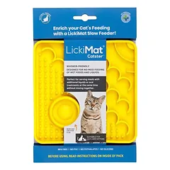 LickiMat Schleckmatte für Katzen Catster, gelb