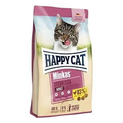 Happy Cat Minkas Sterilised visavertis pašaras suaugusioms kastruotoms katėms 10 kg