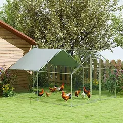 Vištidės voljeras, 10–15 vištų, 300 × 340 × 190 cm — 2 nuotrauka
