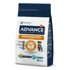Advance Veterinary Diets Mini sausas pašaras šunims Weight Balance