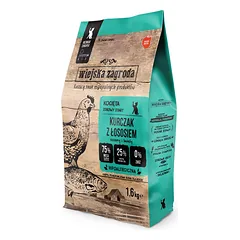 WIEJSKA ZAGRODA Vištiena su lašiša kačiukams 2x1,6 kg