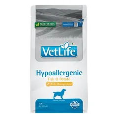 FARMINA VET LIFE - DOG Dry HYPOALLERGENIC Fish&Potato sausas maistas šunims