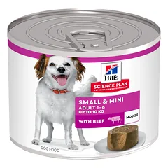 Hill’s Science Plan Canine Adult Mousse Small Mini Beef Putėsiai mažų ir vidutinių veislių šunims 200g