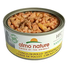 Almo Nature HFC Natural vištienos šlaunelių konservai suaugusiems katėms, 150 g — 2 nuotrauka