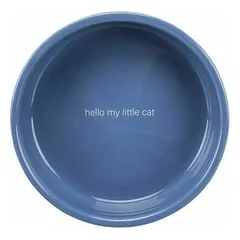 TRIXIE Hello my little cat Keraminis dubenėlis trumpasnukių veislių katėms, 0,3 l, 15 cm