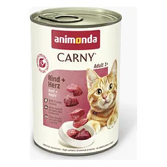 Animonda Carny Cat jautiena, širdis 400 g