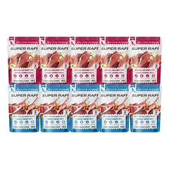 SUPER RAFI Mix smaków z jagnięciną i sercami z indyka i królika 10x500 g mokra karma dla psów