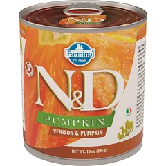 FARMINA N&D Pumpkin konservai su elniena ir moliūgais 285 g