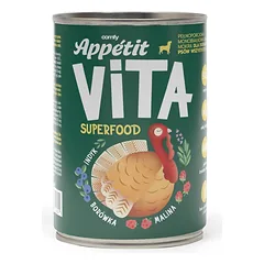 COMFY APPETIT VITA Superfood kalakutiena 400g monoproteinų ėdalas šunims