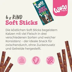 WOW Cat Soft Sticks skanėstai katėms — 2 nuotrauka