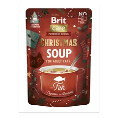 Brit Care Cat Soup Christmas sriubų katėms rinkinys 15 vnt x 75 g, 1 vnt. — 3 nuotrauka