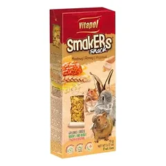 VITAPOL SMAKERS SKANĖSTAS TRIUŠIAMS IR GRAUŽIKAMS SU MEDUMI 90G. 2 VNT.