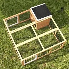 Triušių narvas 123 × 120 × 52 cm — 2 nuotrauka