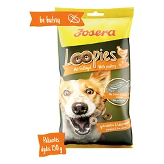 Josera Loopies Poultry skanėstai šunims su paukštiena 150g
