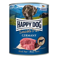 HAPPY DOG Sensible Pure Germany Jautiena 800 g drėgnas maistas šunims