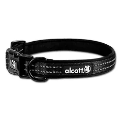 Alcott Adventure antkaklis - atspindintis šuns antkaklis, Czarna / L — 3 nuotrauka