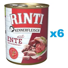 RINTI Kennerfleisch Duck antis 6x800 g — 1 nuotrauka