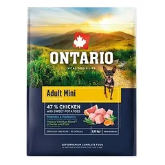 Ontario Dog Adult Mini Chicken & Sweet Potatoes 2,25 kg