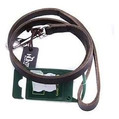 Hunter leather leash 13/110 brūna